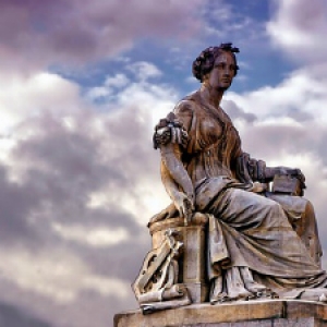 Paris, France statue