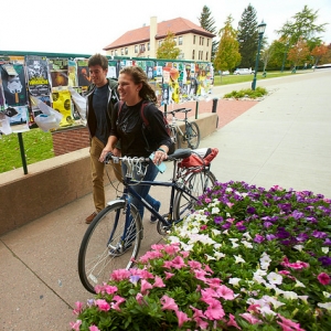 UVM students walking