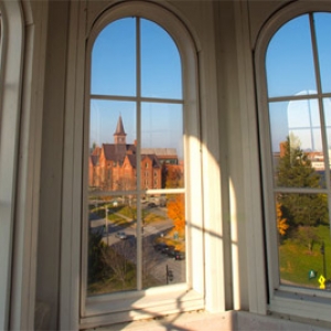 View from Ira Allen Chapel