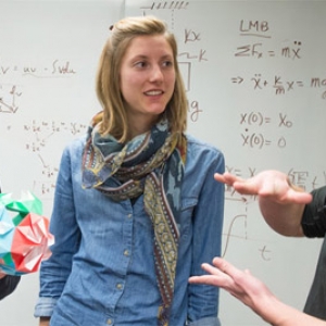 Professor in class