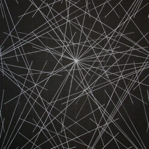 Detail from a Sol LeWitt drawing in the Fleming Museum