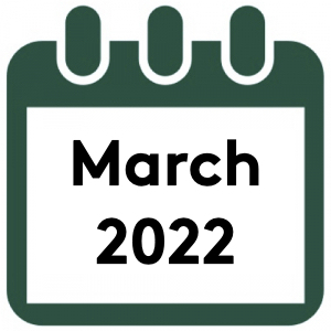 Text: March 2022