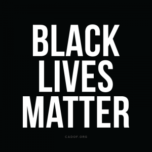 Black Lives Matter sign