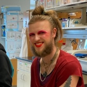 David Green in the lab