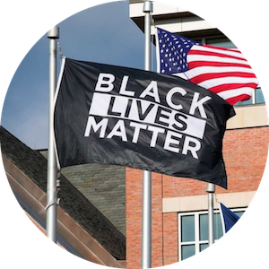 Black lives matter flag