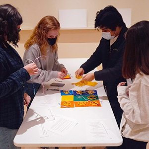 Students visit the Museum's Learning Studio