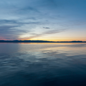 Sunset over Lake Champlain
