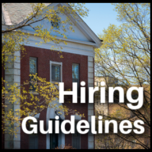 Hiring guidelines and tips