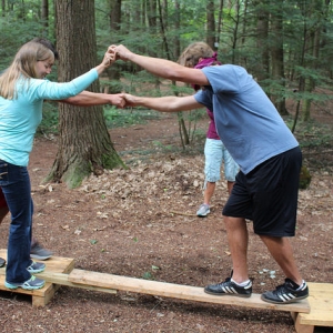 Getting help across the balance board