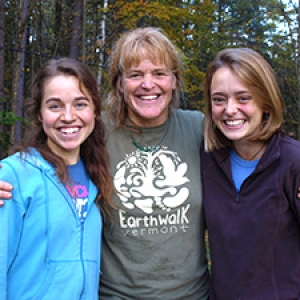 Students with community partner