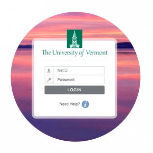 Myuvm portal login screenshot