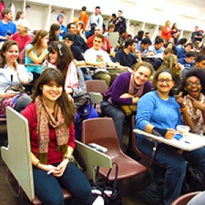 Students in lecture hall