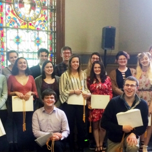 English Departmental Honors Day Ceremony, 2018.