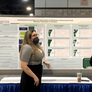 Erica Quallen presents her research at TRB 2022