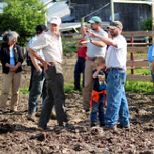 Woodchip Pad on Mad River Valley Vermont Farm