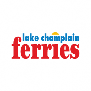text saying lake champlain ferries