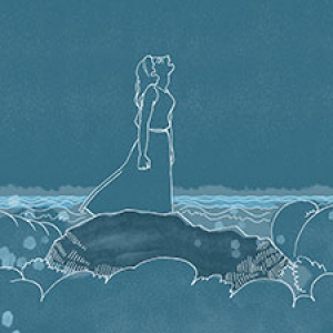Detail from Glynnis Fawkes' "Roaring Ocean."