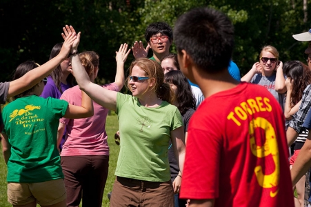 High fives all around