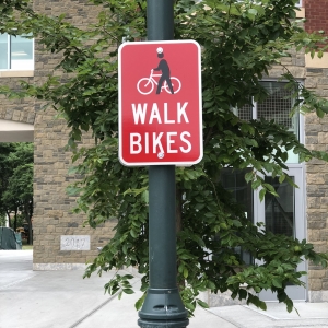 a sign