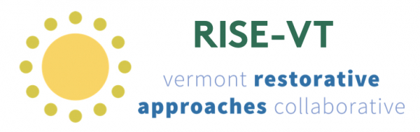 Text: RISE-VT Vermont Restorative Approaches Collaborative