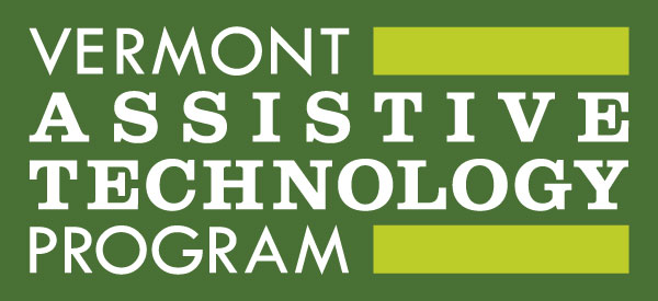 Text: Vermont Assistive Technology program