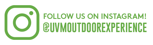 Follow us on Instagram at uvm outdoor experience