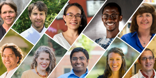 Composite of 2023 Gund Institute Fellows and Affiliates