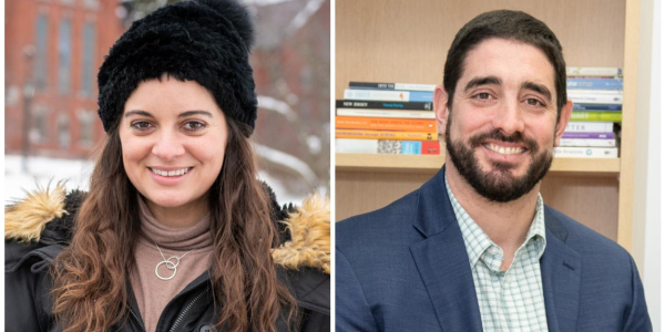Monica Desrochers and Andrew Conforti