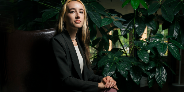 A portrait of Lily Merchant