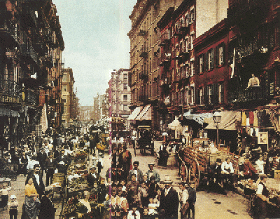 Mulberry Street, New York City, circa 1900