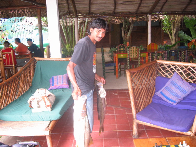 Catch of the day at Casa Rosada