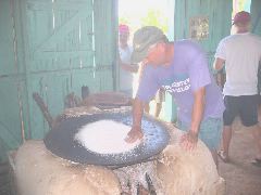 Rod starts baking