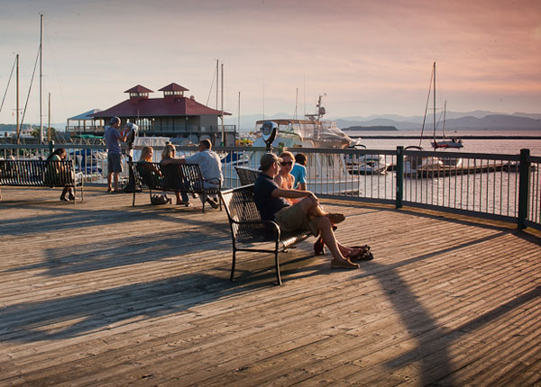 Burlington Community Boathouse, Lake Champlain