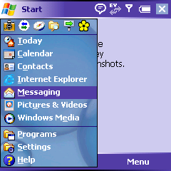 Windows Mobile Messag