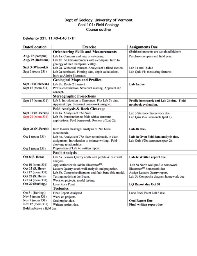 Course Schedule