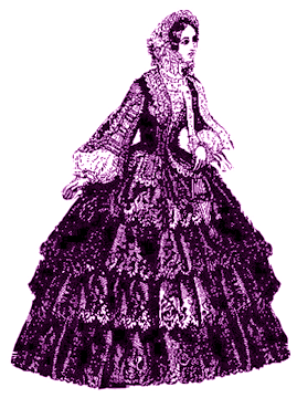 image of a lady from Godey's
