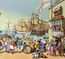 [Ca. 1811 Rowlandson Portsmouth Point Caricature]