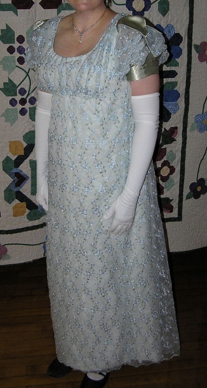 image of embroidered ballgown
