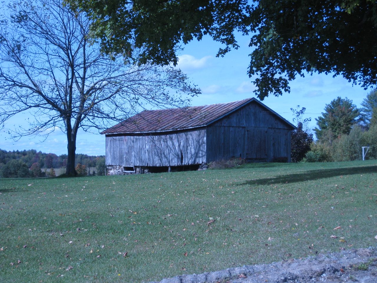 Early Bank Barn