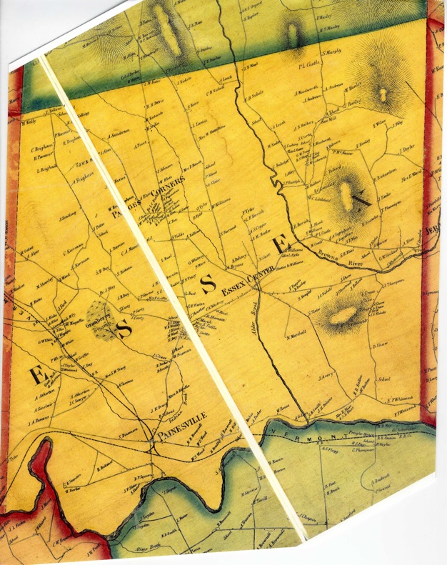 H.F. Walling map of Essex, 1857