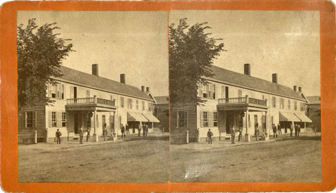 Church Street Rowe's Hotel looking northwest