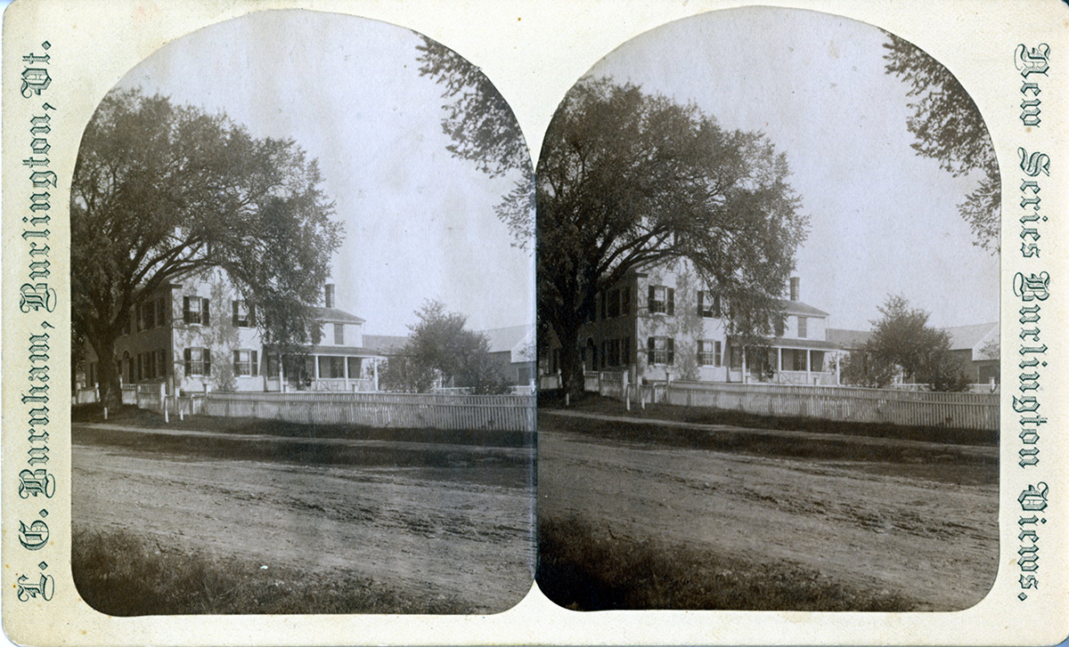 Stearn's House, looking southeast from Pearl Street