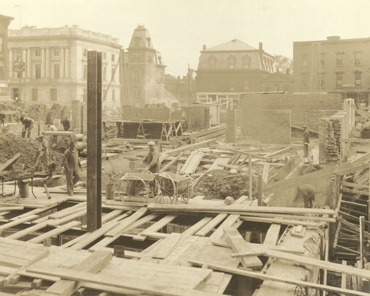 City Hall Foundation Construction