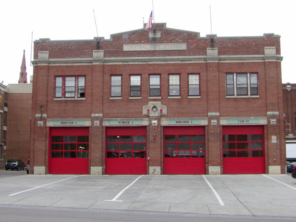 central fire facade