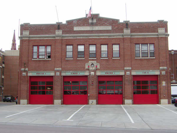 central fire facade