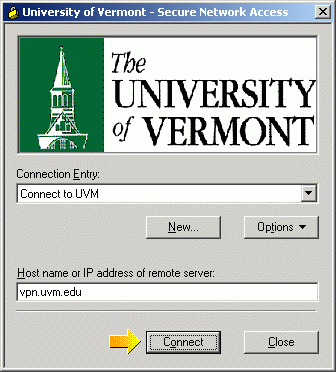 VPN Client Main Window