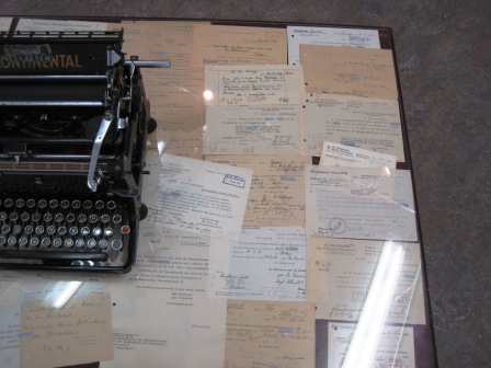 room 1 - table with documents