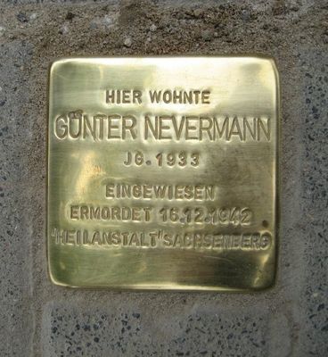 Stolperstein for G. Nevermann