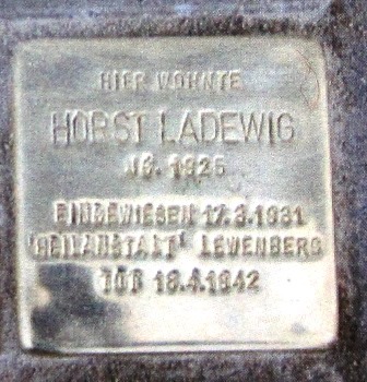 Stolperstein for H. Ladewig
