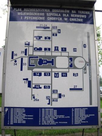 map of Dziekanka facility